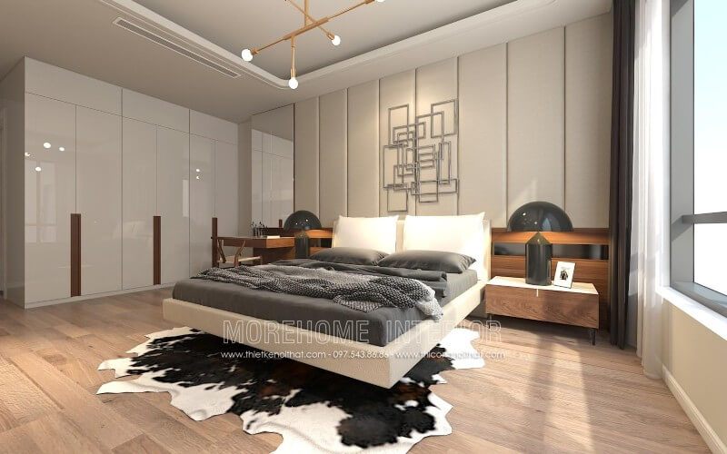 Bạn là một người luôn hướng tới sự hiện đại, trẻ trung, thanh lịch, gọn gàng thì mẫu giường ngủ hiện đại với phần khung gỗ công nghiệp bọc da này sẽ là sự lựa chọn hoàn hảo dành cho bạn.