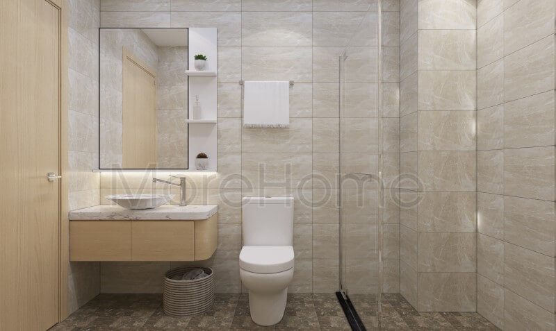tắm
Lựa chọn đá tự nhiên làm lát nền và tường phòng tắm sẽ góp phần tạo nên phong cách hiện đại và tạo nên sự rộng rãi và thoáng cho không gian phòng tắm.
