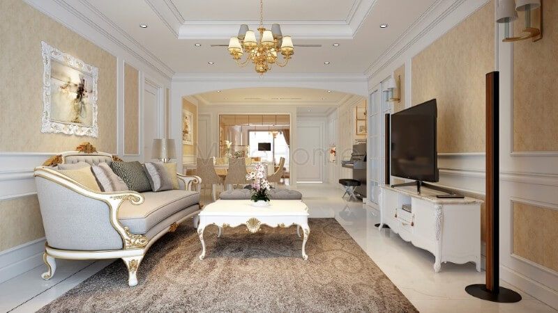 Bộ sofa đẹp với các chi tiết trạm khắc tỉ mỉ sẽ giúp không gian phòng khách trở nên tinh tế, mềm mại hơn, cùng với việc tạo sự cân bằng cho đường nét trong không gian sinh hoạt chung, đó là một phần không thể thiếu trong cảnh quan.